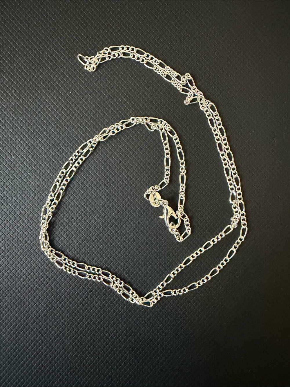 Sterling Silver Multi-Link Figaro Chain Necklace - Silver 925